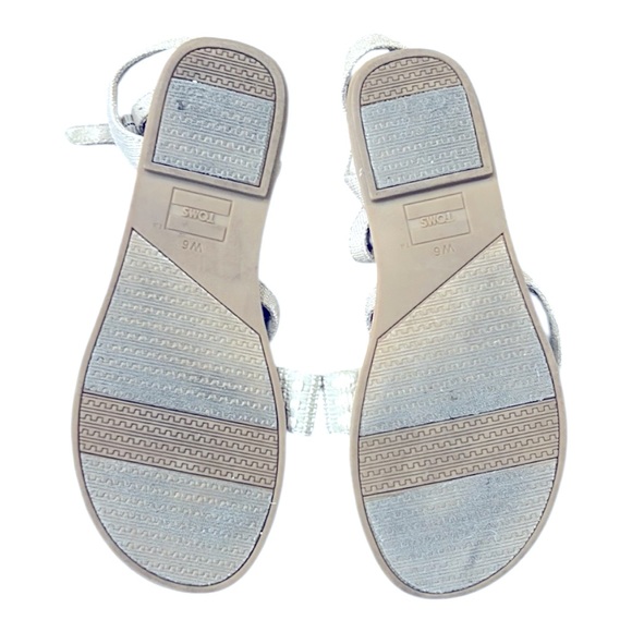 Toms Women's Lexie Oxford Tan Heritage Diamond Tribal Sandal Size 6 - Picture 11 of 13